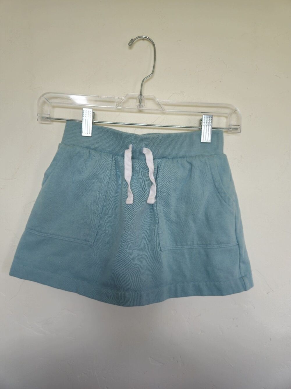 Wonder Nation Little Girls Fleece Skirt, light Blue, Drawstring, Size M